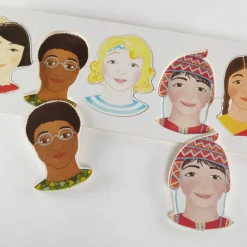 Hot Wooden Multicultural Jigsaw Puzzle 5pcs Shop The Full Range|Gross & Fine Motor Skills
