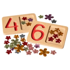 Best Wooden Number Trays 9pk Sorting & Classification|Counting & Counters