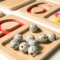 Best Wooden Number Trays 9pk Sorting & Classification|Counting & Counters