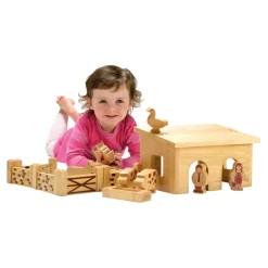 Best Wooden Pig and Sheep Small World Farm Barn Animals|Habitats