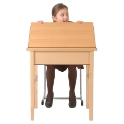Clearance Wooden Single Locker Desks H760mm Classroom Tables|Furniture