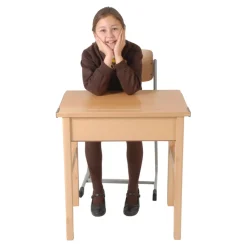 Clearance Wooden Single Locker Desks H760mm Classroom Tables|Furniture