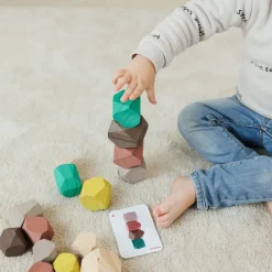 Online Wooden Stacking Building Boulders 18pk Woodworking