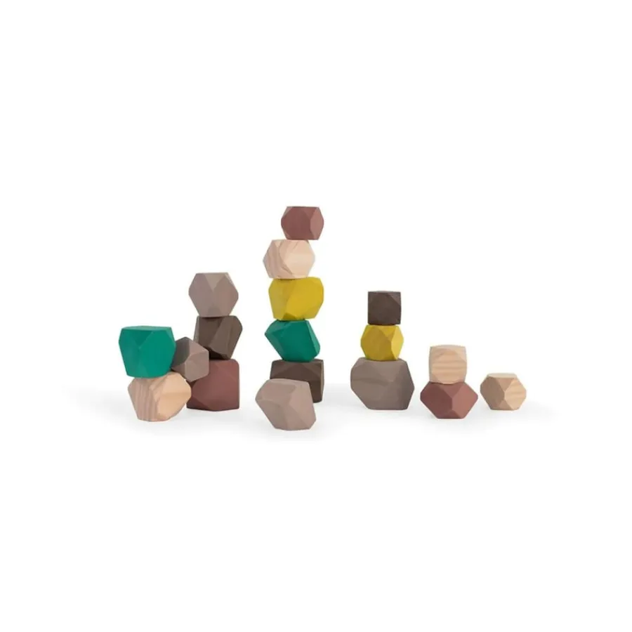 Online Wooden Stacking Building Boulders 18pk Woodworking