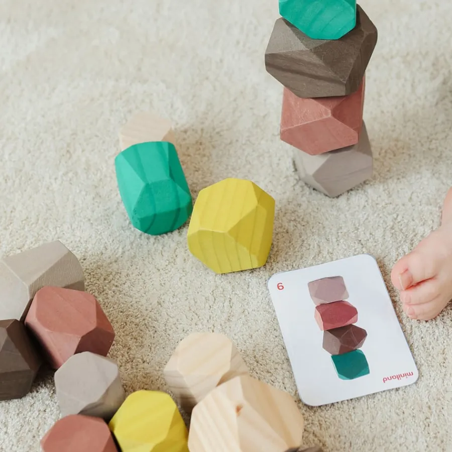 Online Wooden Stacking Building Boulders 18pk Woodworking