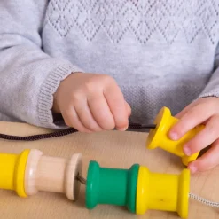 Outlet Wooden Threading Cotton Reels 40pk Shop The Full Range|Gross & Fine Motor Skills