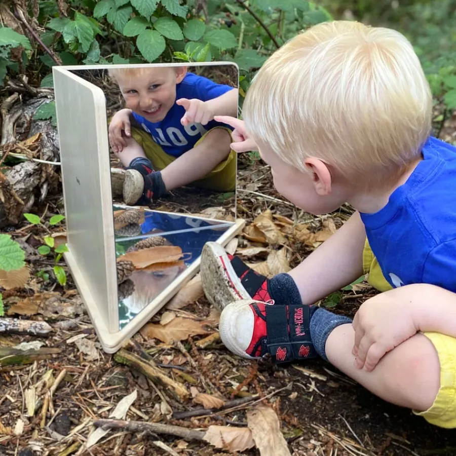 Outlet Wooden 4-Way Mirror Early Years & Nursery|Shop The Full Range