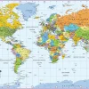 Sale World Map Vinyl A1 Fieldwork|Maps & Compasses