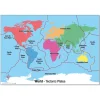 Best World Tectonic Plates Map Maps & Compasses