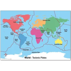 Best World Tectonic Plates Map Maps & Compasses