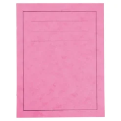 Online 8''x 6.5'' Exercise Book Plain Pink 48pg 50pk A4+|Lined Exercise Books